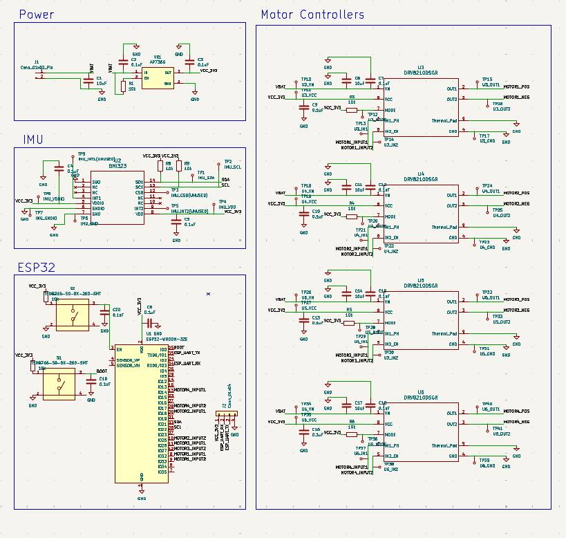 PCB drone schematic