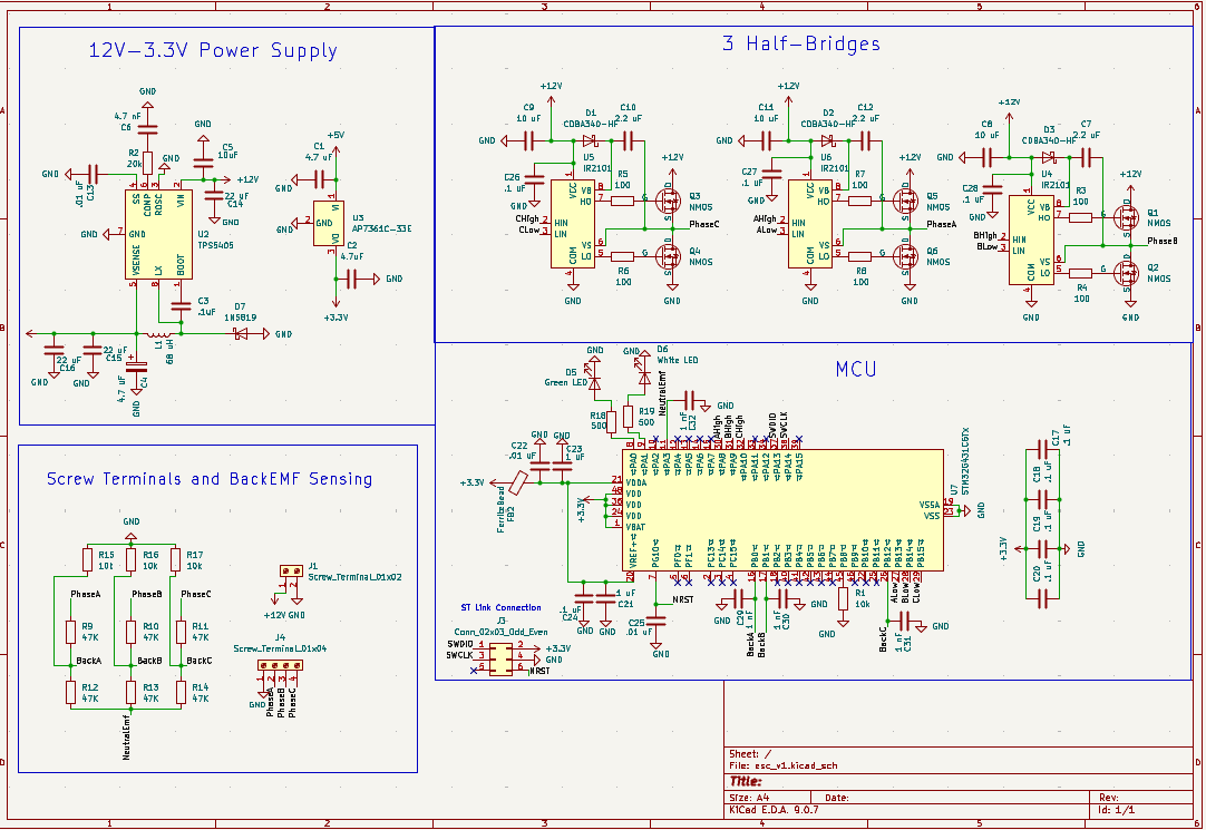 Electronic speed controller schematic