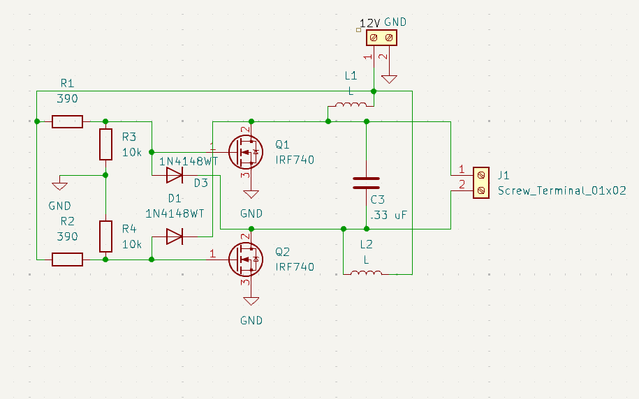 Induction heater schematic
