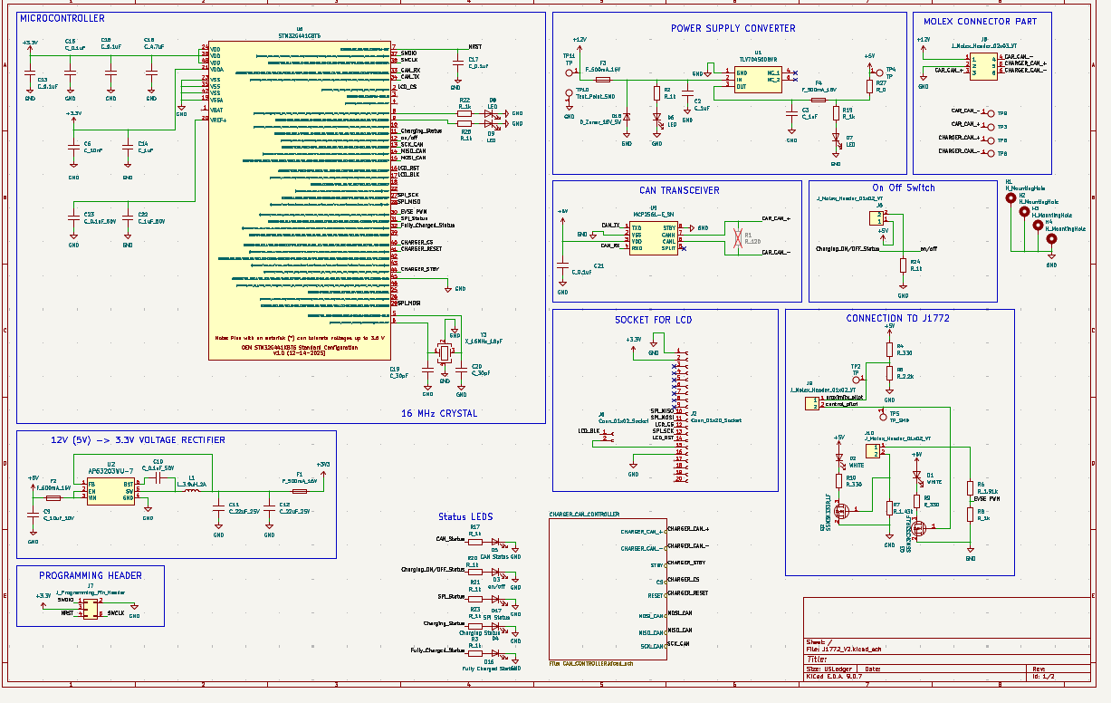 New charging board schematic